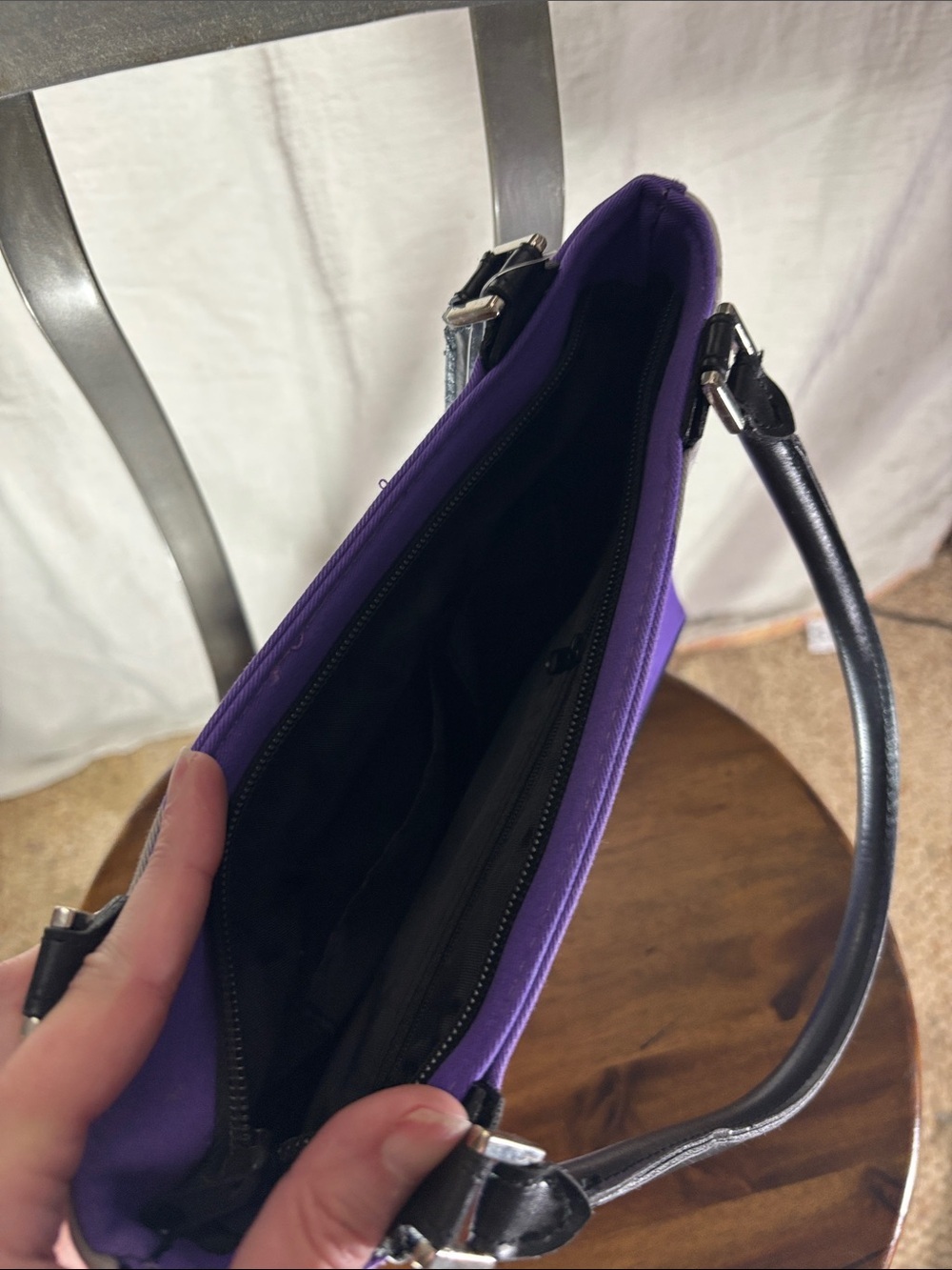 K-State Purple Collegiate Tote with Black Handles - Picture 7 of 7